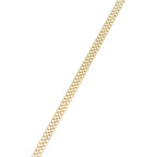 Celine Triomphe Brass Pearl Necklace Gold — view 4