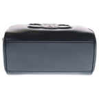 Celine Triomphe Smooth Calfskin Small Boston Bag Black — view 4