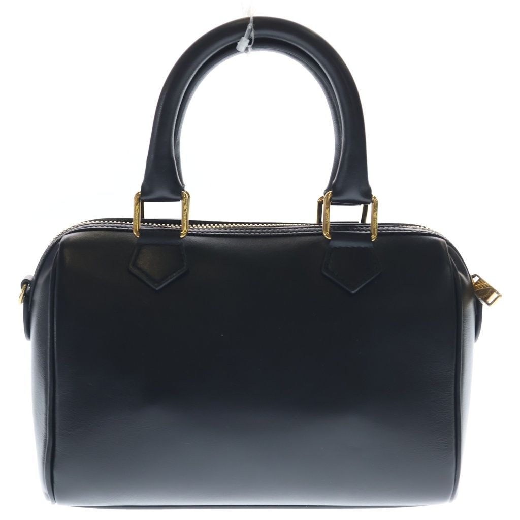 Celine Triomphe Smooth Calfskin Small Boston Bag Black — view 2
