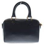 Celine Triomphe Smooth Calfskin Small Boston Bag Black — view 2