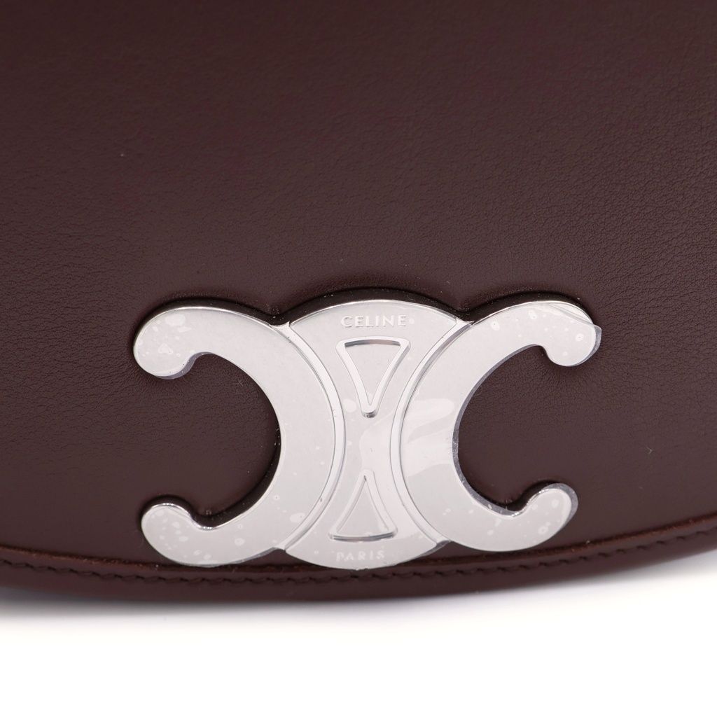 Celine Small Besace Strap Triomphe Small Shoulder Bag Brown — view 6