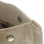 Saint Laurent Paris Rive Gauche Tote Canvas Leather Logo White Black Beige — view 6