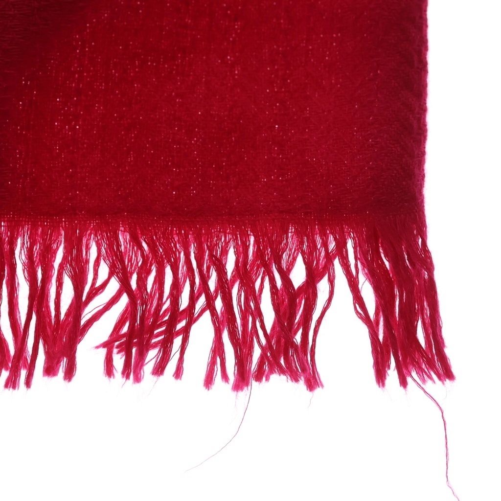 Hermes Cashmere Logo Large Shawl Scarf Fringe Pink — view 4