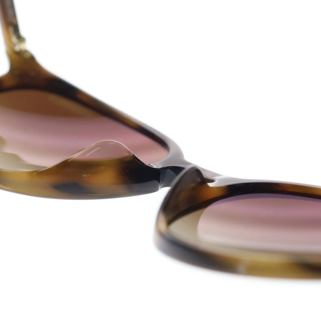 Chanel Logo Faux Pearl Sunglasses Brown Eyewear — view 5