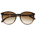 Chanel Logo Faux Pearl Sunglasses Brown Eyewear