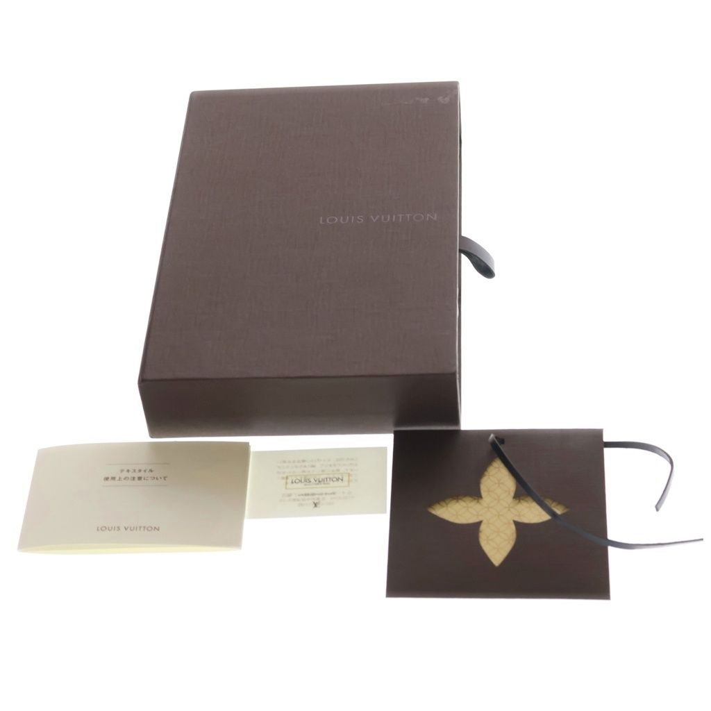 Louis Vuitton Monogram Multicolor Twill Scarf Bandeau Silk — view 6