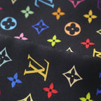 Louis Vuitton Monogram Multicolor Twill Scarf Bandeau Silk — view 4