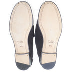 Gucci Horsebit Suede Leather Loafers Shoes Black — view 5