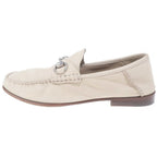Gucci Horsebit Suede Leather Loafers Shoes Beige