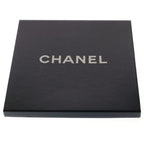 Chanel CC Logo Allover Print Silk Scarf Ivory — view 6