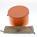 Hermes Red Drawer Bucket Hat Marine Cotton Navy — view 8