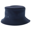 Hermes Red Drawer Bucket Hat Marine Cotton Navy