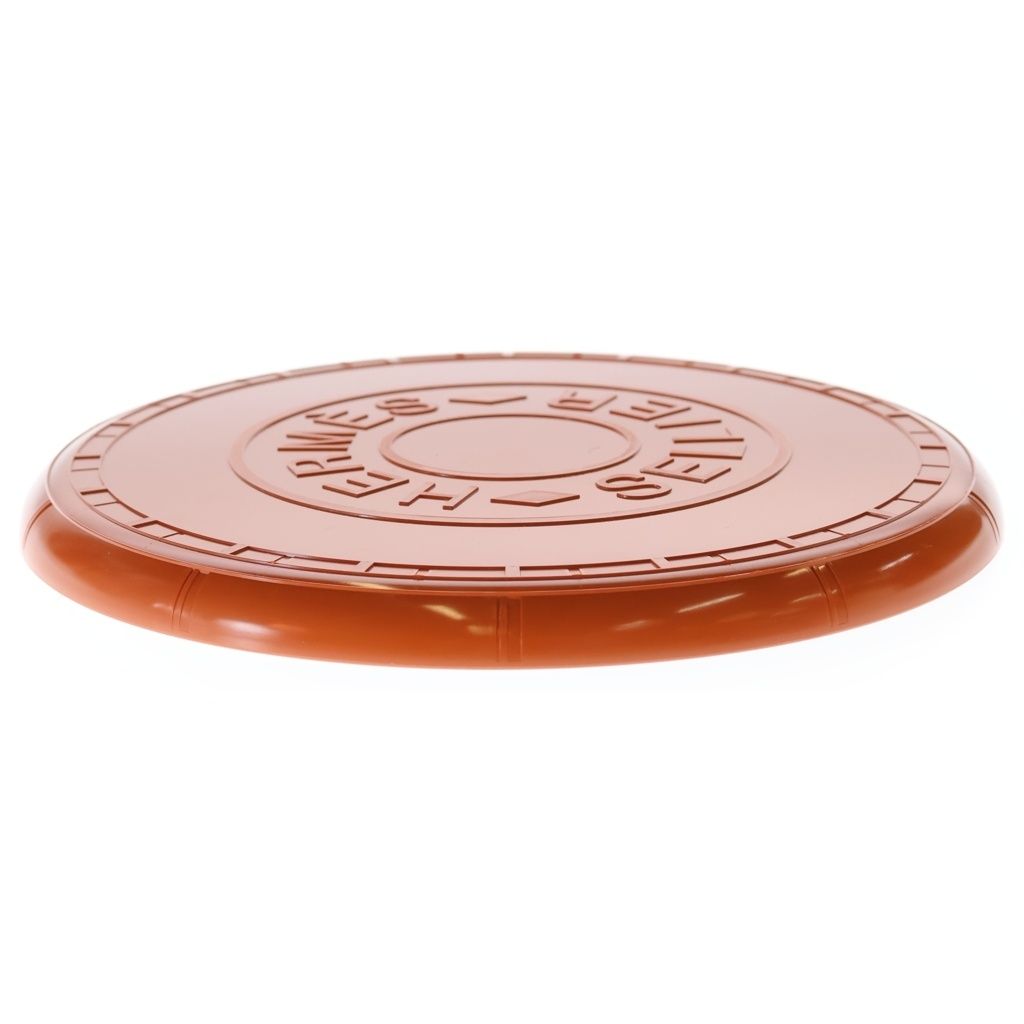 Hermes Ufserie Dog Frisbee Orange Pet Accessory — view 3