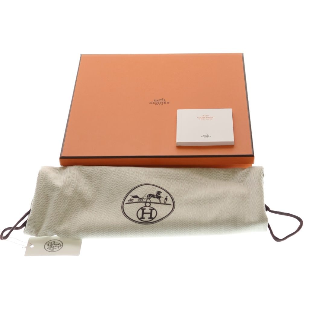 Hermes Ufserie Dog Frisbee Orange Pet Accessory — view 6