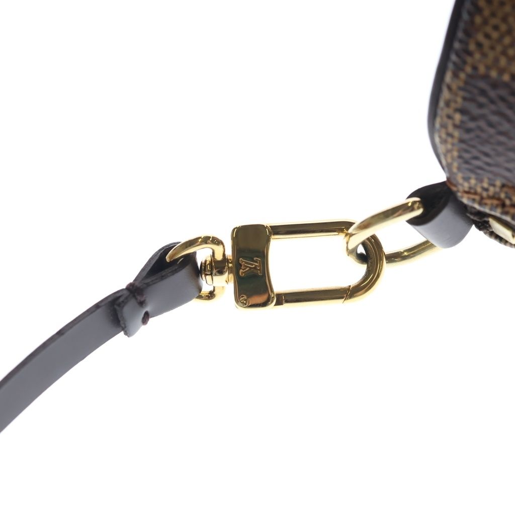Louis Vuitton Damier Ebene Papillon 30 Leather Pouch Brown — view 7