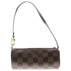 Louis Vuitton Damier Ebene Papillon 30 Leather Pouch Brown — view 2