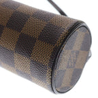 Louis Vuitton Damier Ebene Papillon 30 Leather Pouch Brown — view 5