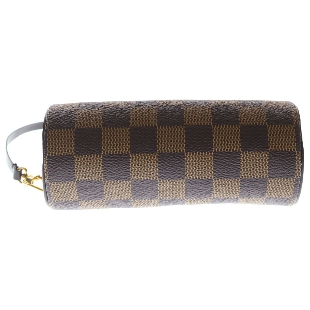 Louis Vuitton Damier Ebene Papillon 30 Leather Pouch Brown — view 4