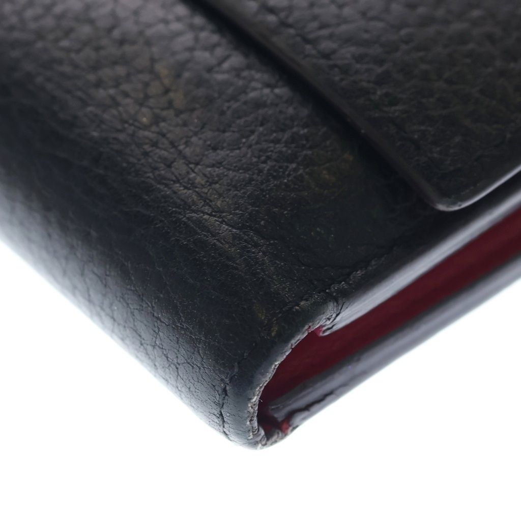 Louis Vuitton Portefeuille Capucines Compact Leather Black Wallet — view 5