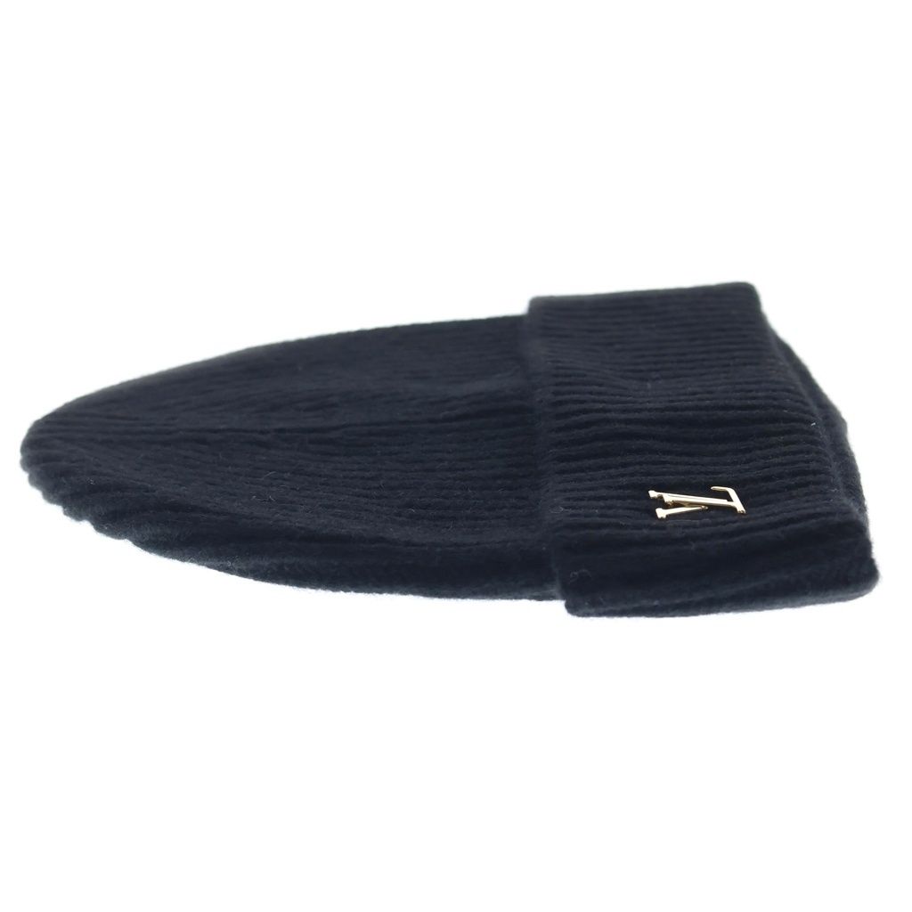 Louis Vuitton LV Spark Cashmere Beanie Knit Cap Hat Black — view 3