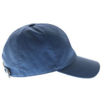 Hermes Logo Embroidery Baseball Cap Hat Navy — view 3