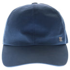 Hermes Logo Embroidery Baseball Cap Hat Navy — view 4