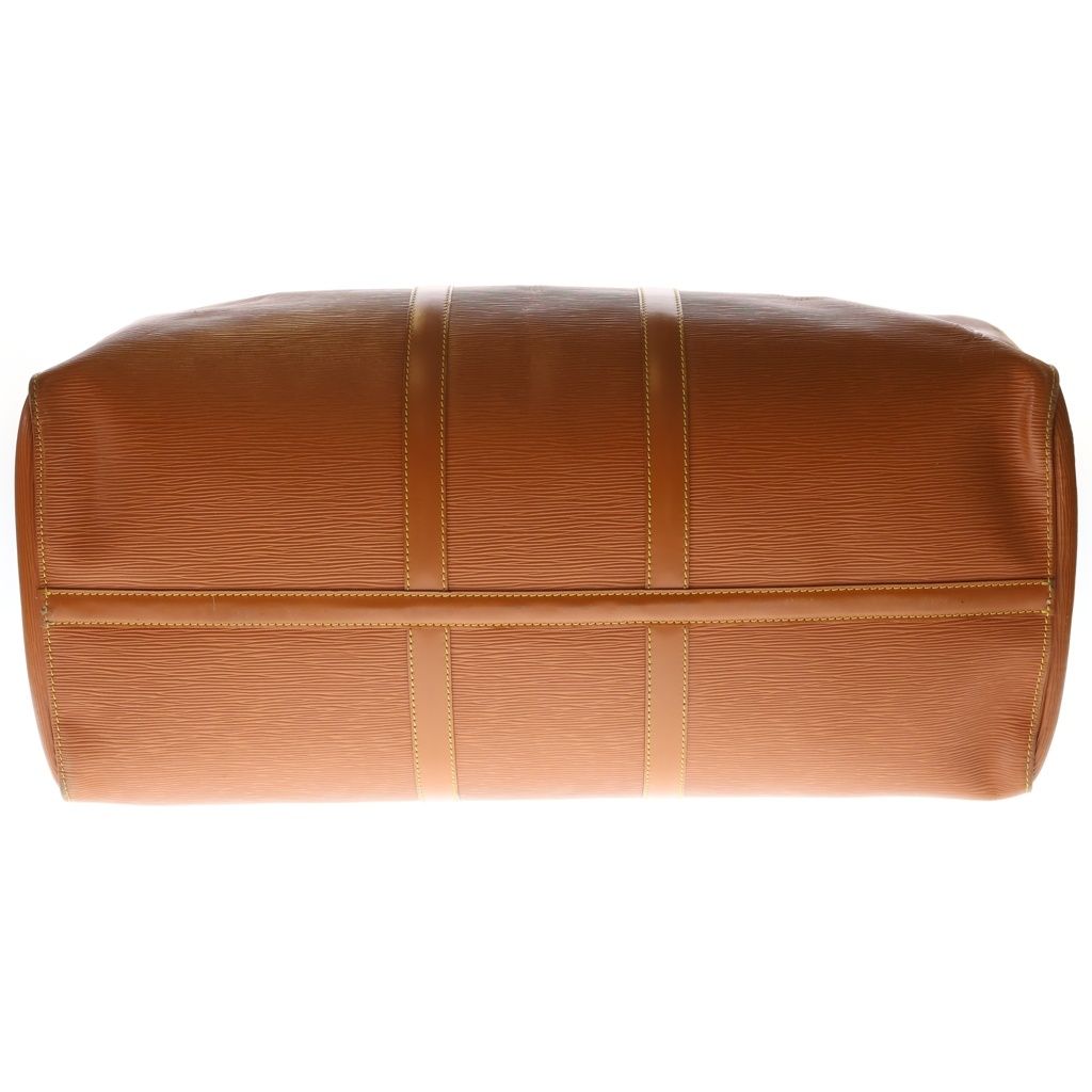 Louis Vuitton Epi Keepall 55 Leather Boston Bag Brown — view 4