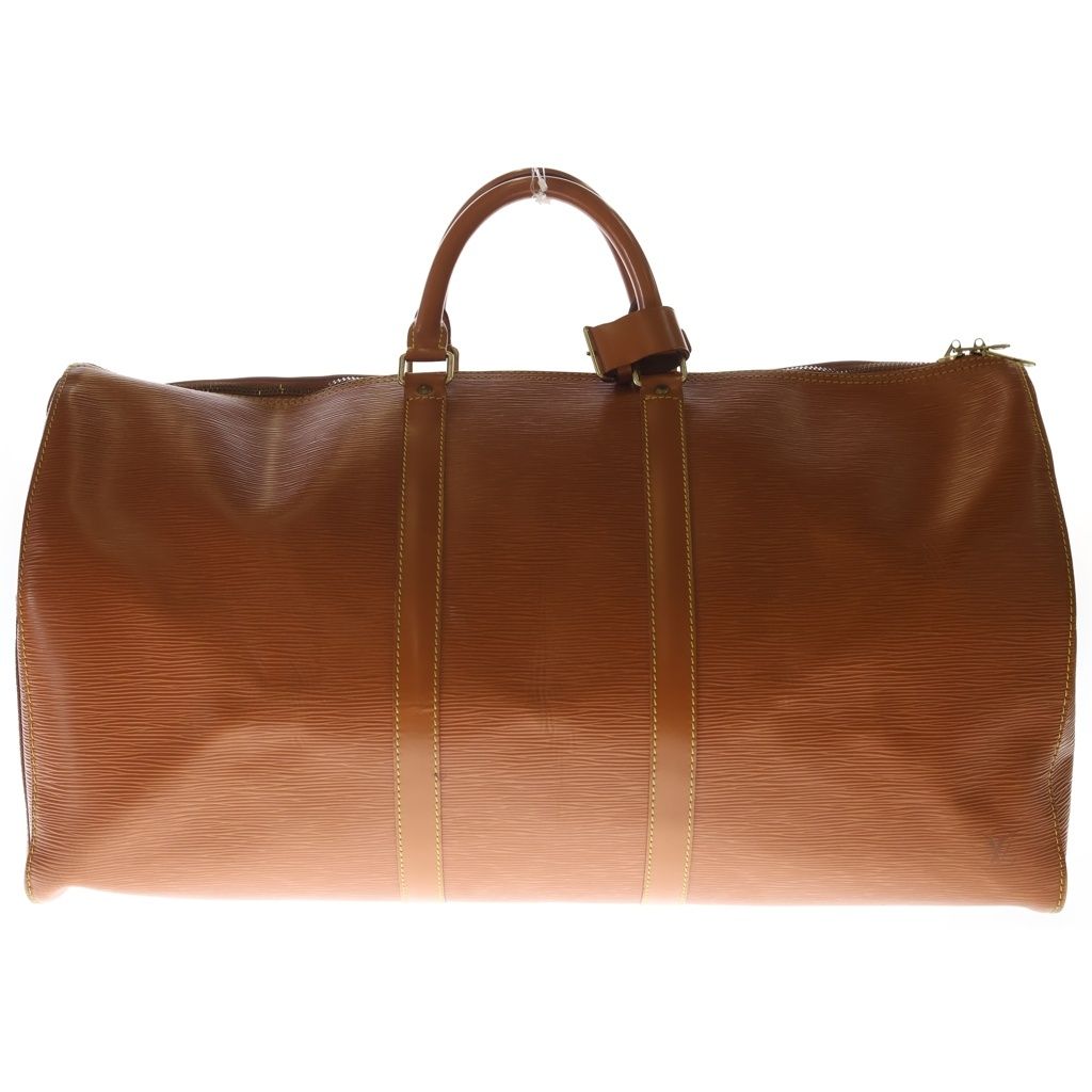 Louis Vuitton Epi Keepall 55 Leather Boston Bag Brown — view 2