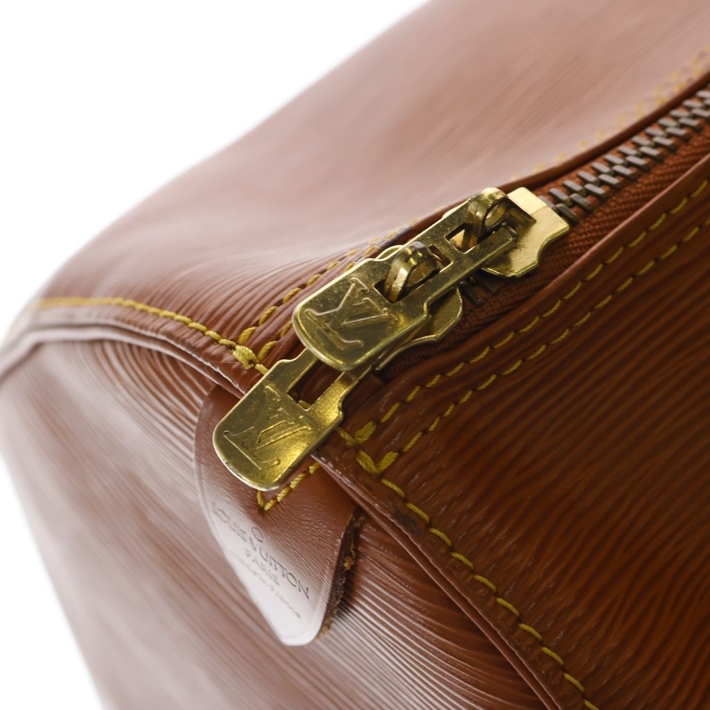 Louis Vuitton Epi Keepall 55 Leather Boston Bag Brown — view 7
