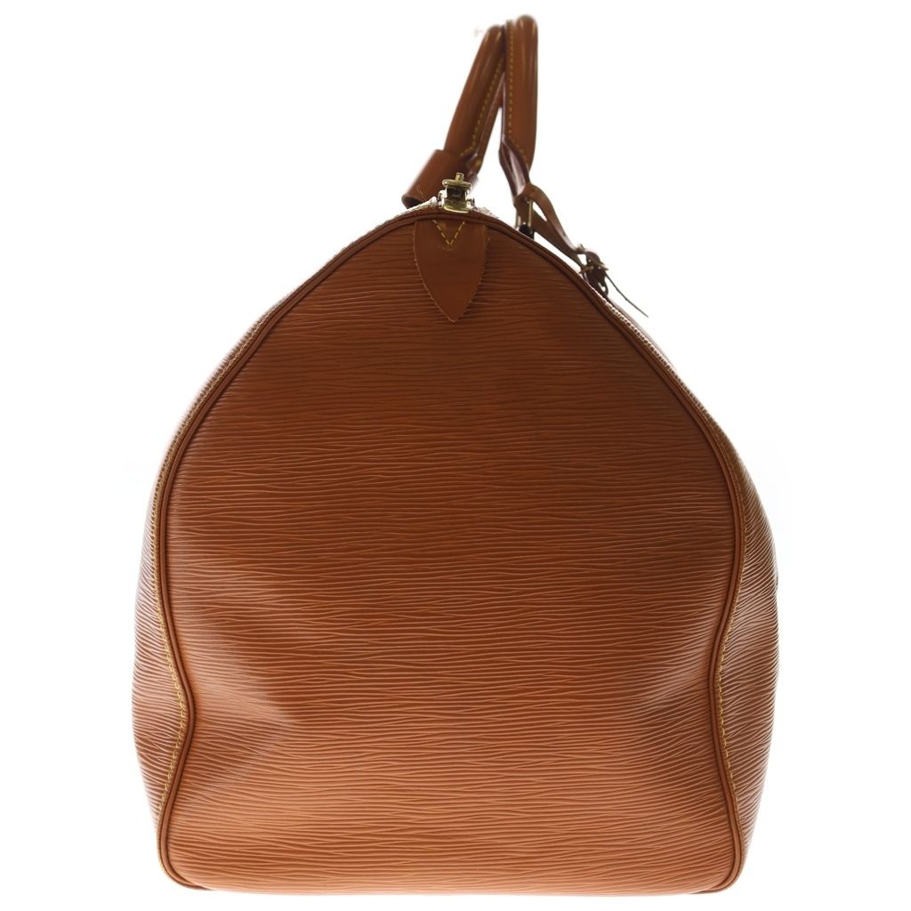 Louis Vuitton Epi Keepall 55 Leather Boston Bag Brown — view 3