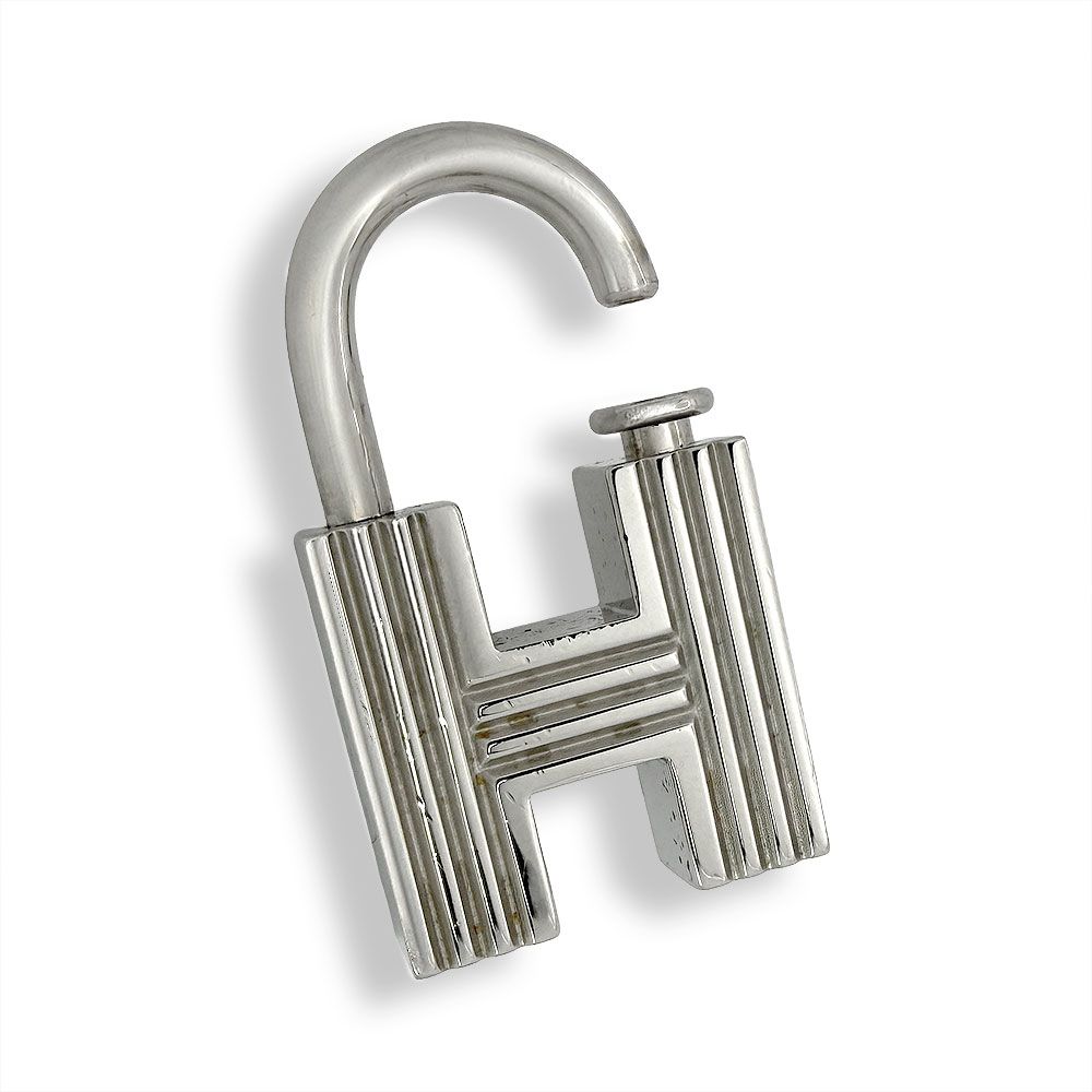 Hermes Motif Cadena Padlock Charm Keychain — view 2