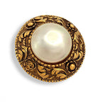 Chanel Faux Pearl Brooch