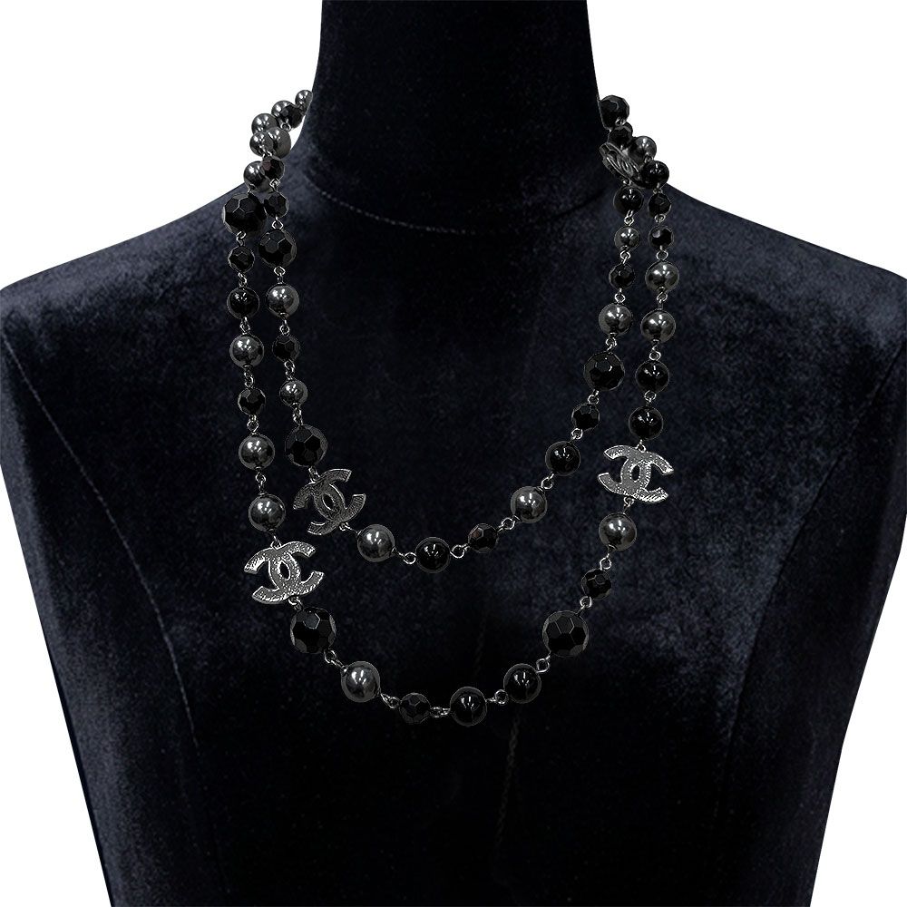 Chanel CC Logo Long Necklace — view 6