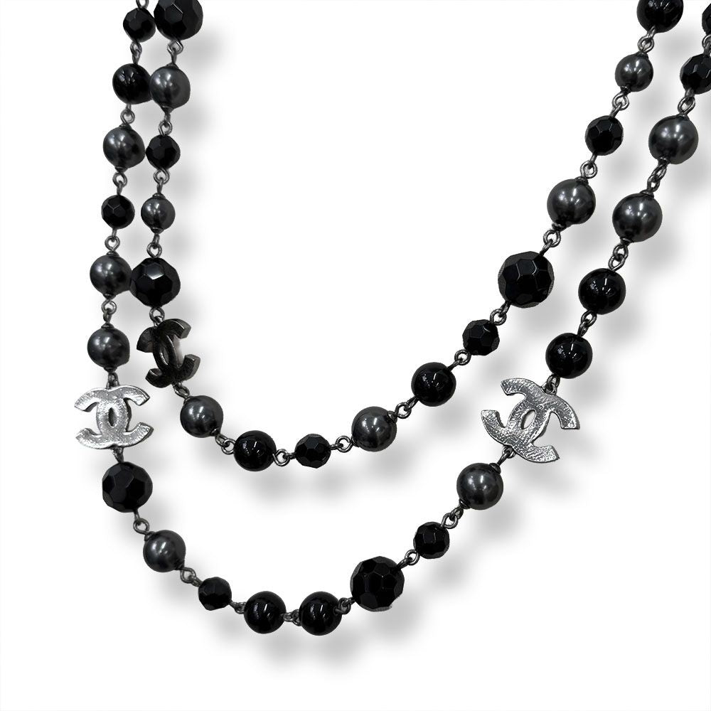 Chanel CC Logo Long Necklace