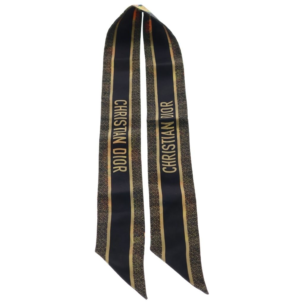 Dior All Over Pattern Mitzah Silk Scarf Multicolor — view 4
