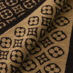 Louis Vuitton Echarpe Ski Monogram Cashmere Scarf Brown Beige — view 2
