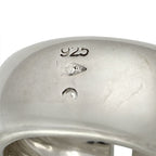 Chanel Logo Ring Silver — view 3