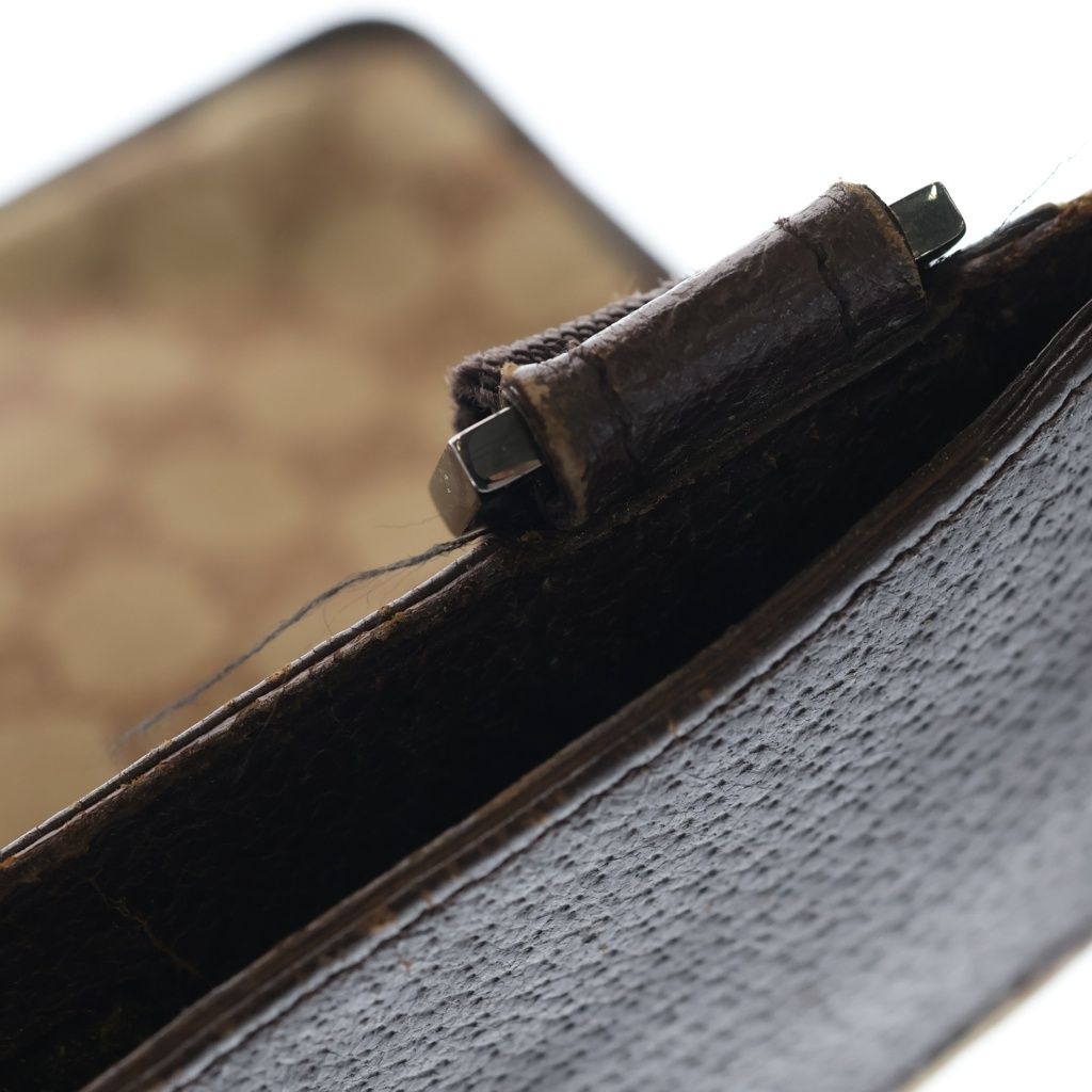Gucci GG Canvas Shoulder Bag Brown — view 7