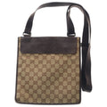 Gucci GG Canvas Shoulder Bag Brown