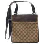 Gucci GG Canvas Shoulder Bag Brown — view 2