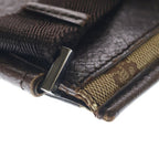 Gucci GG Canvas Shoulder Bag Brown — view 8