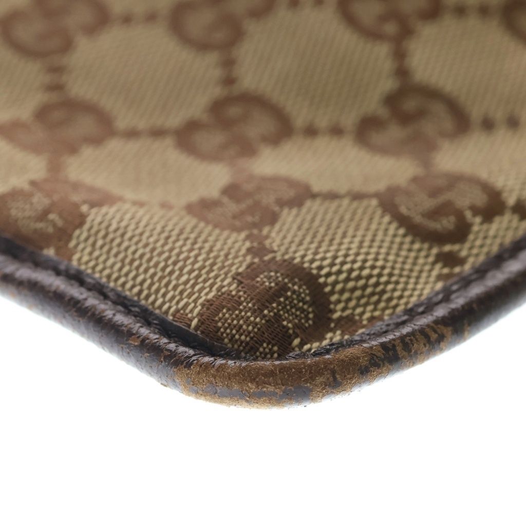 Gucci GG Canvas Shoulder Bag Brown — view 6