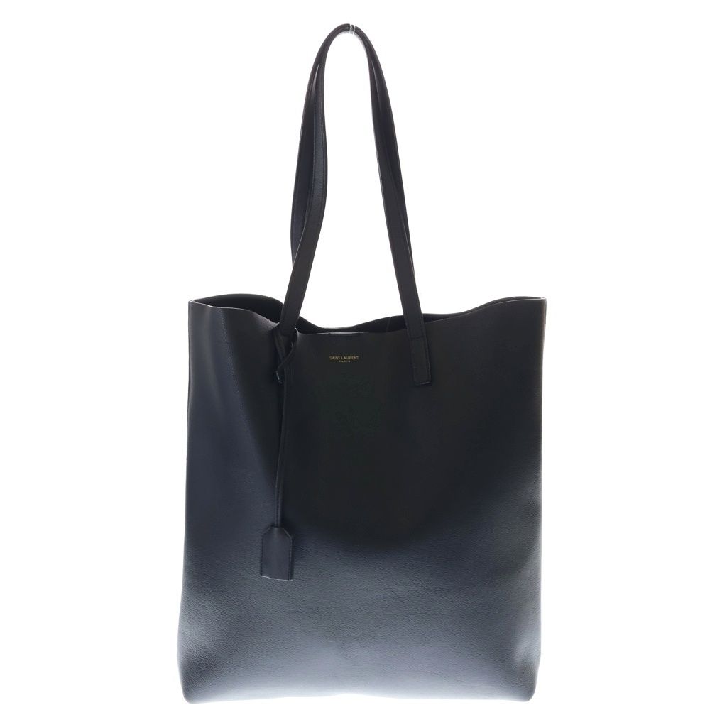 Saint Laurent Paris Shopping Tote Black Leather
