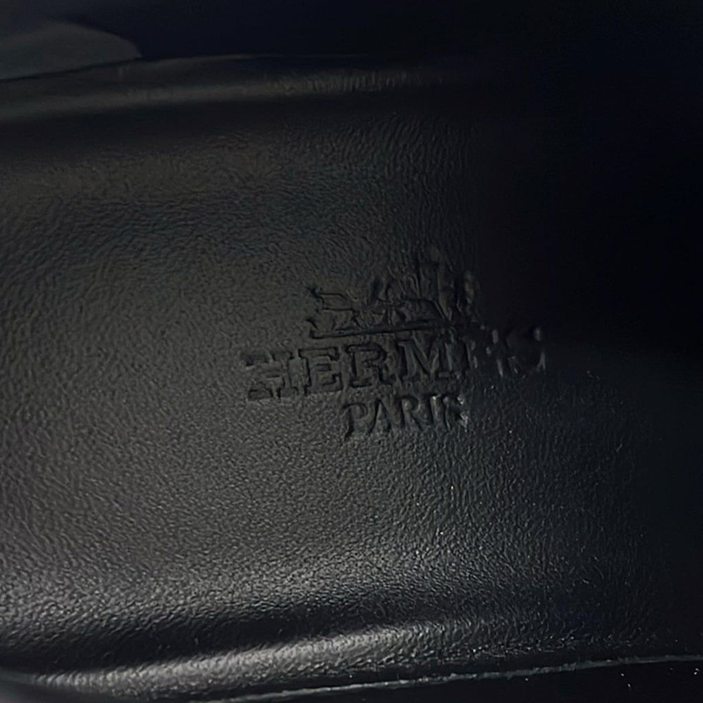 Hermes Sneakers 345 Black White Leather — view 5