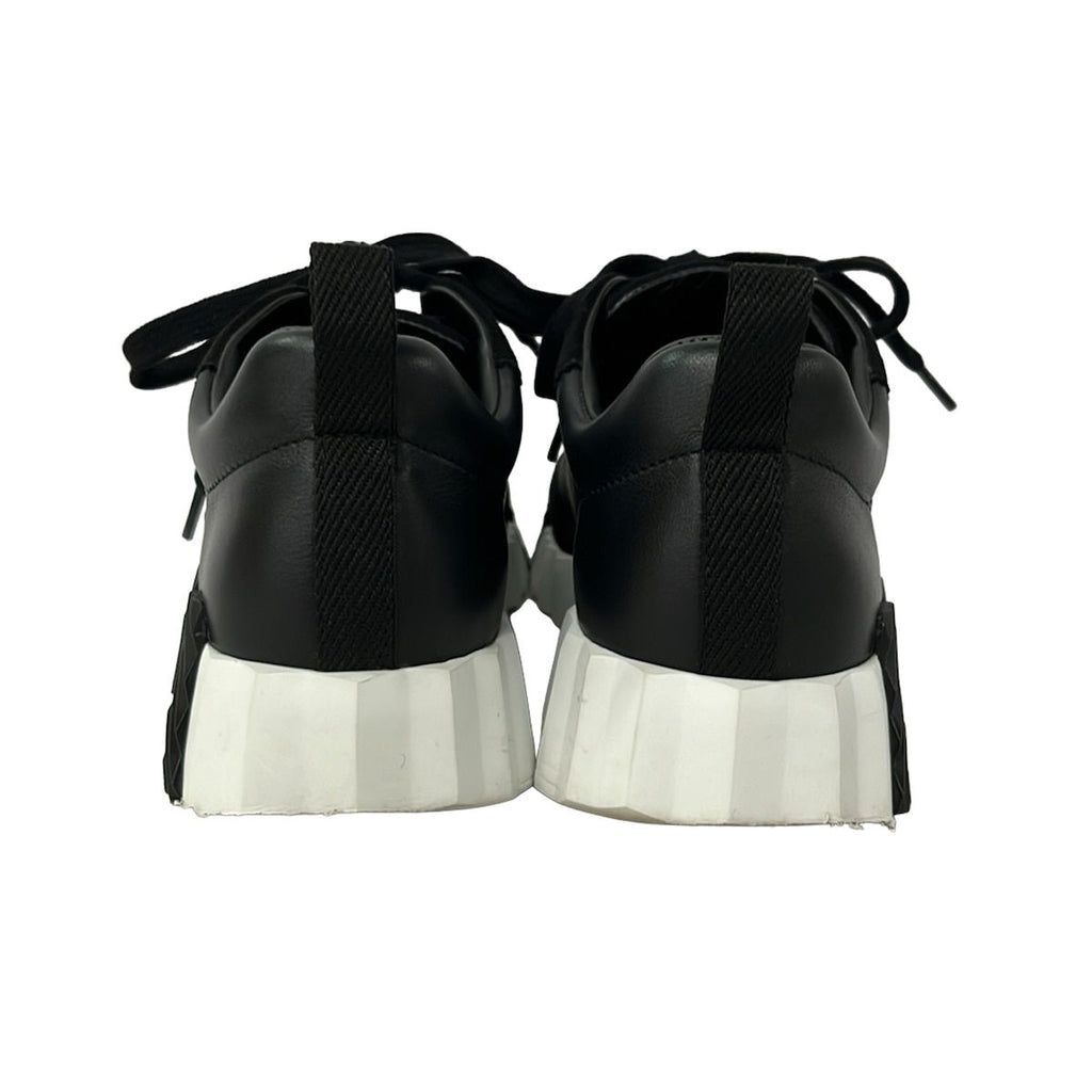 Hermes Sneakers 345 Black White Leather — view 3
