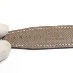 Hermes Belt Buckle Mini Constance & Leather 24 Black Etoupe 70 — view 4
