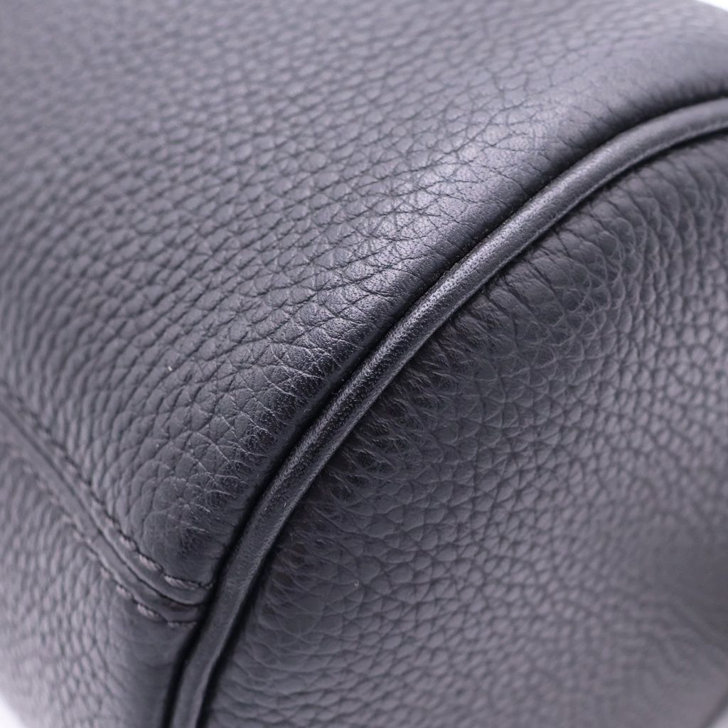 Dior Atelier Lola Shoulder Bag Black Leather Silver — view 5