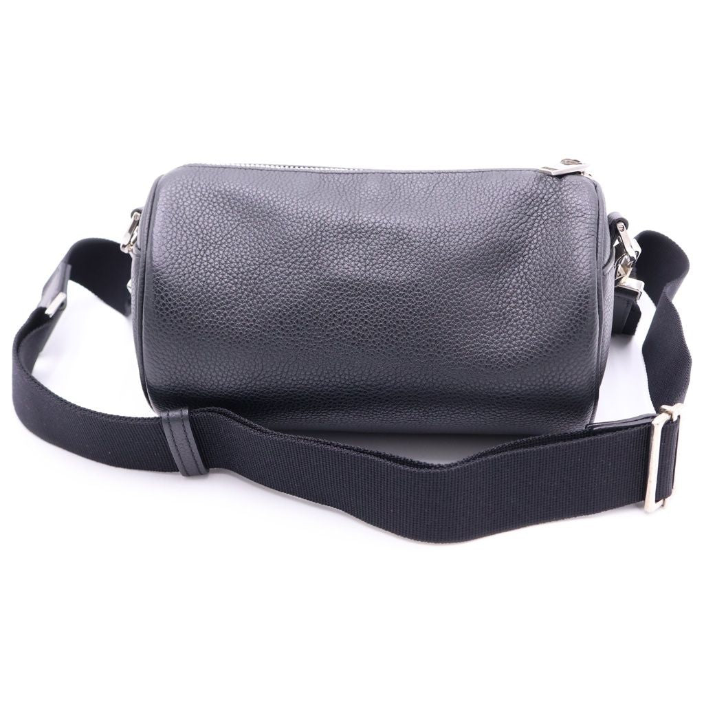 Dior Atelier Lola Shoulder Bag Black Leather Silver — view 2