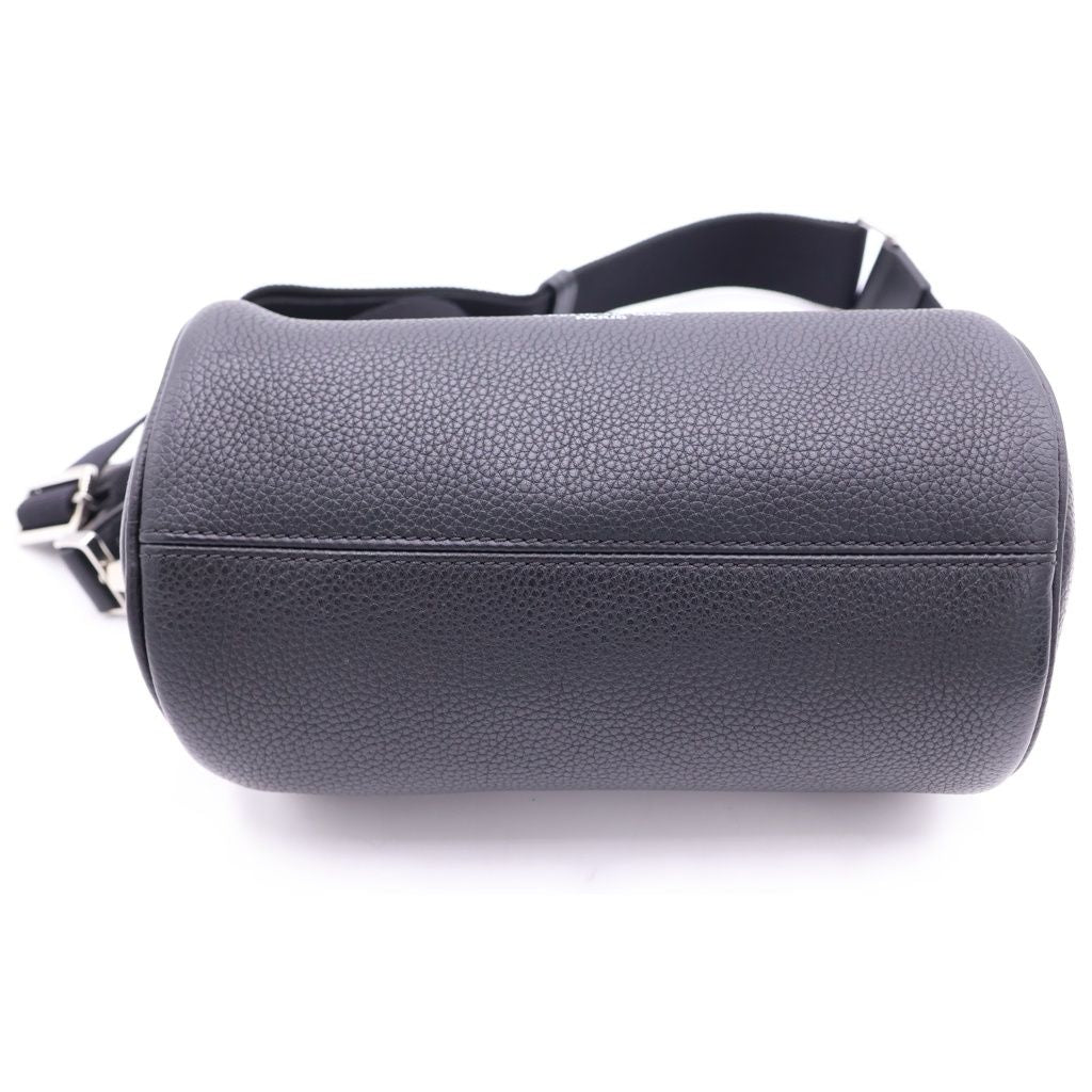 Dior Atelier Lola Shoulder Bag Black Leather Silver — view 4