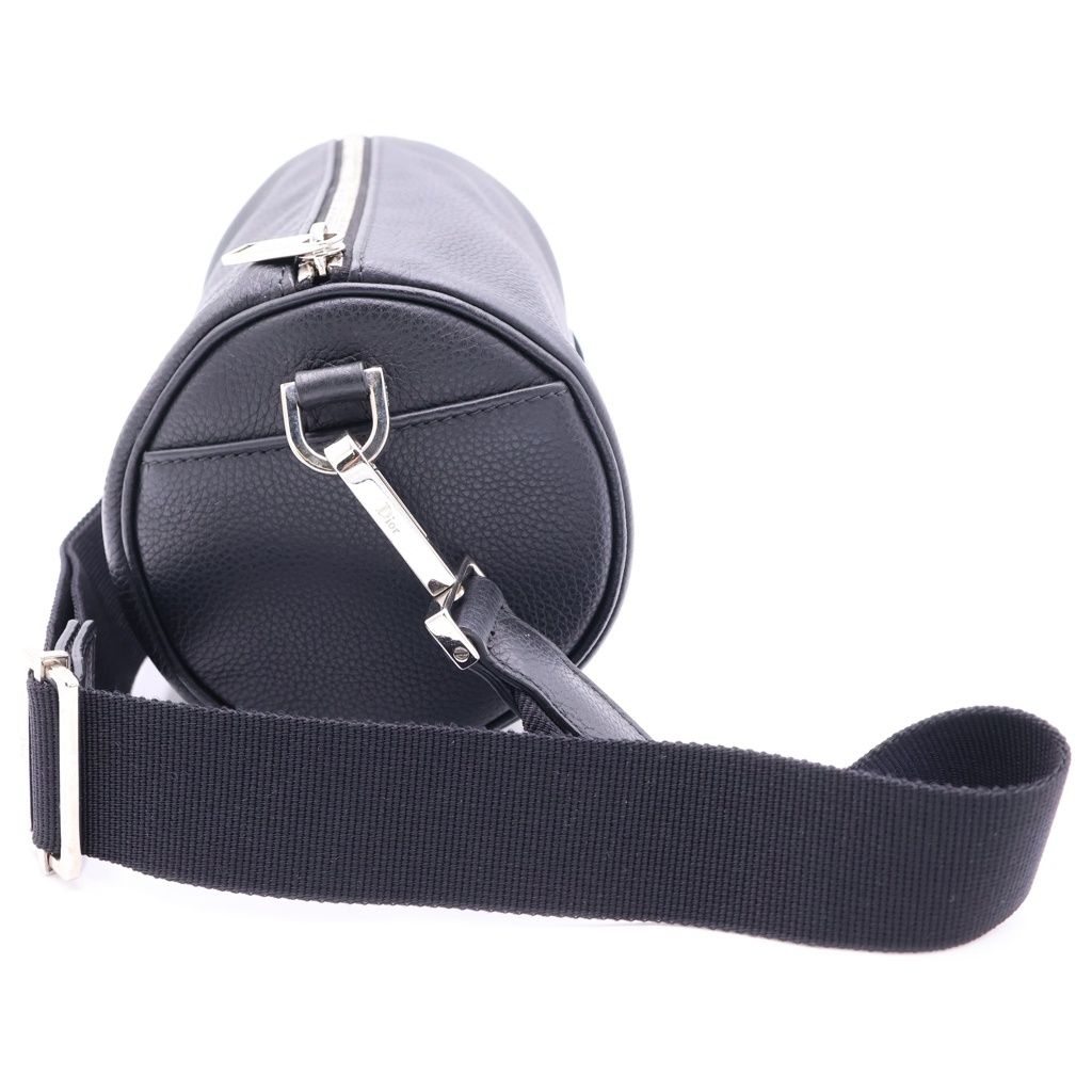 Dior Atelier Lola Shoulder Bag Black Leather Silver — view 3